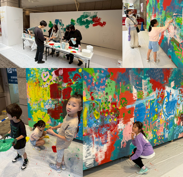 写真：壁画制作11月1日